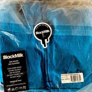 BNWT Blackmilk Mermaid Teal Hosiery OSFA